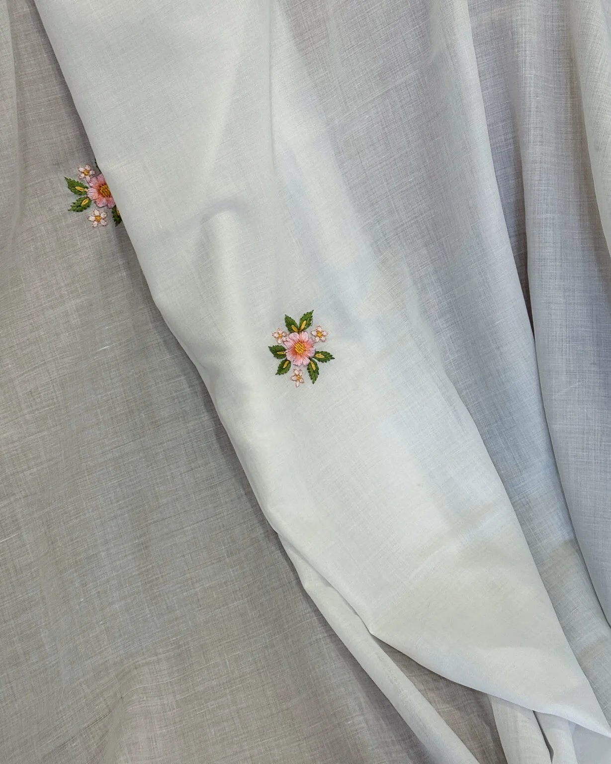 Pink Peonies On White